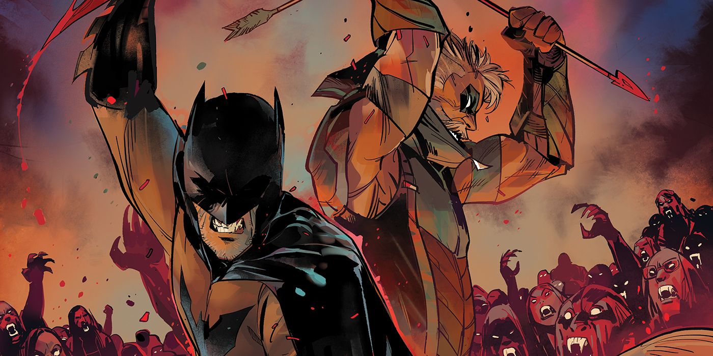 Batman and Green Arrow lead the Justice League in DC vs. Vampires