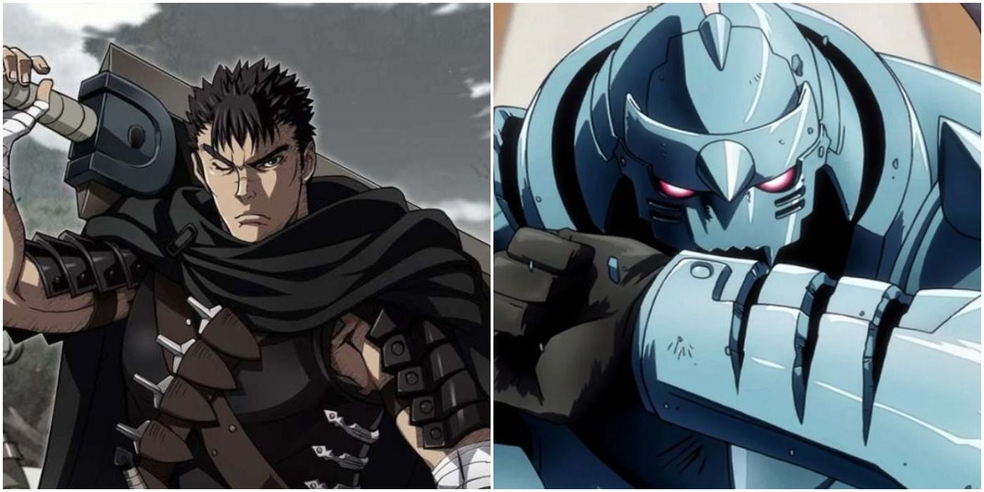 guts from berserk and alphonse elric from fullmetal alchemist