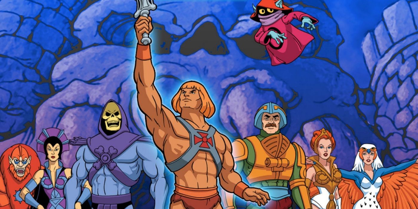 The cast of the classic He-Man and the Masters of the Universe cartoon.