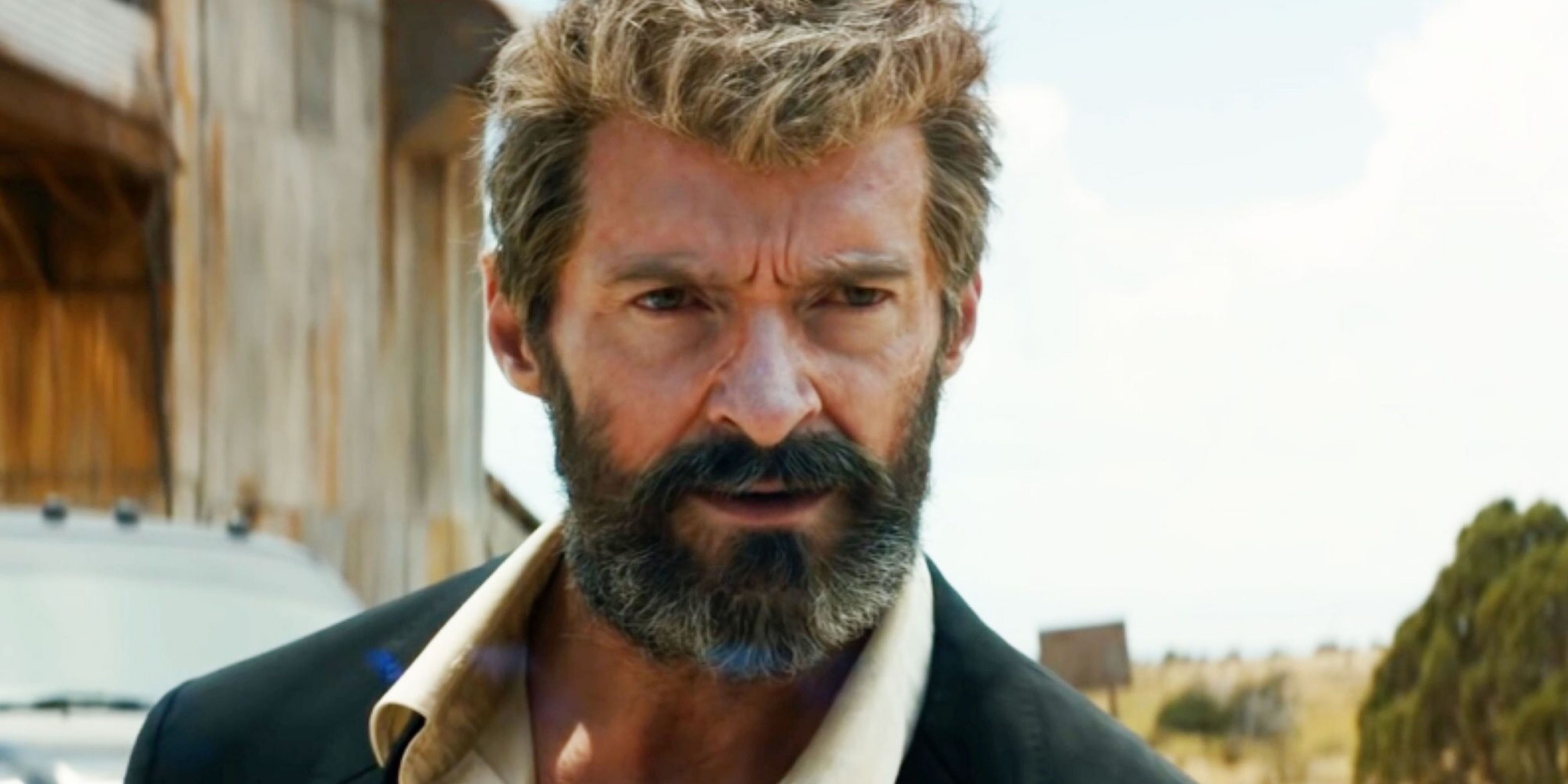 Hugh Jackman as Old Man Logan from 2017 Logan film