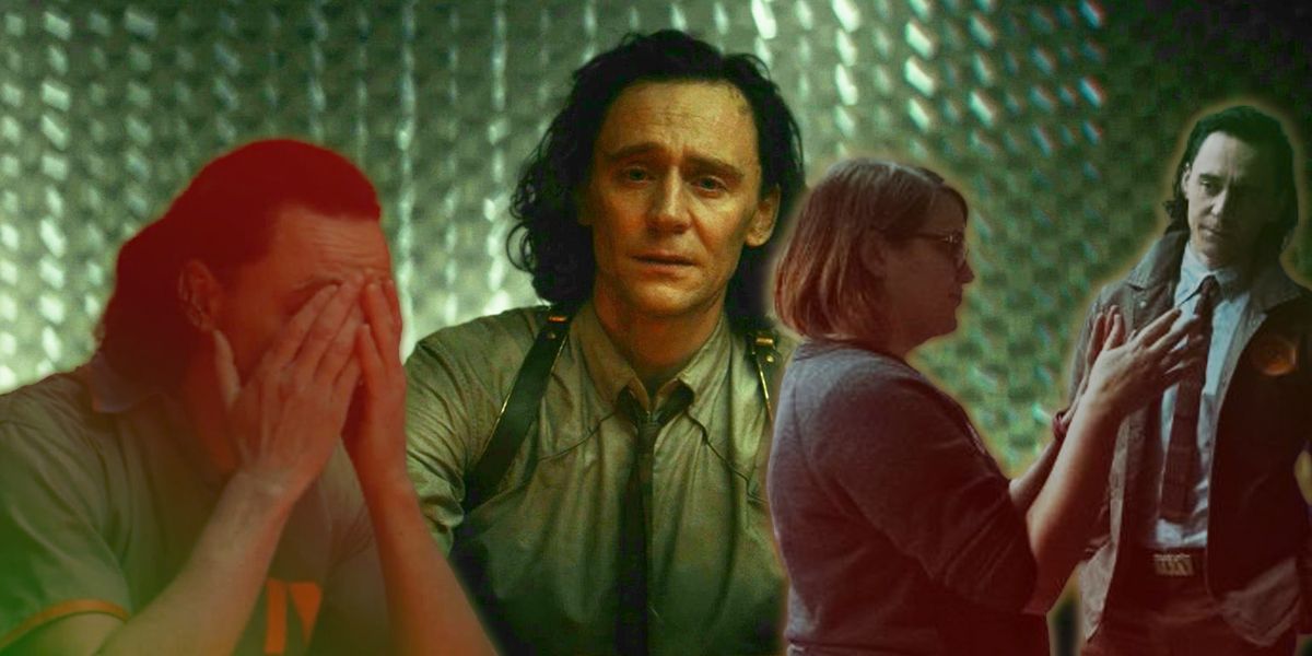 Three versions of Tom Hiddleston as Loki and director Kate Herron