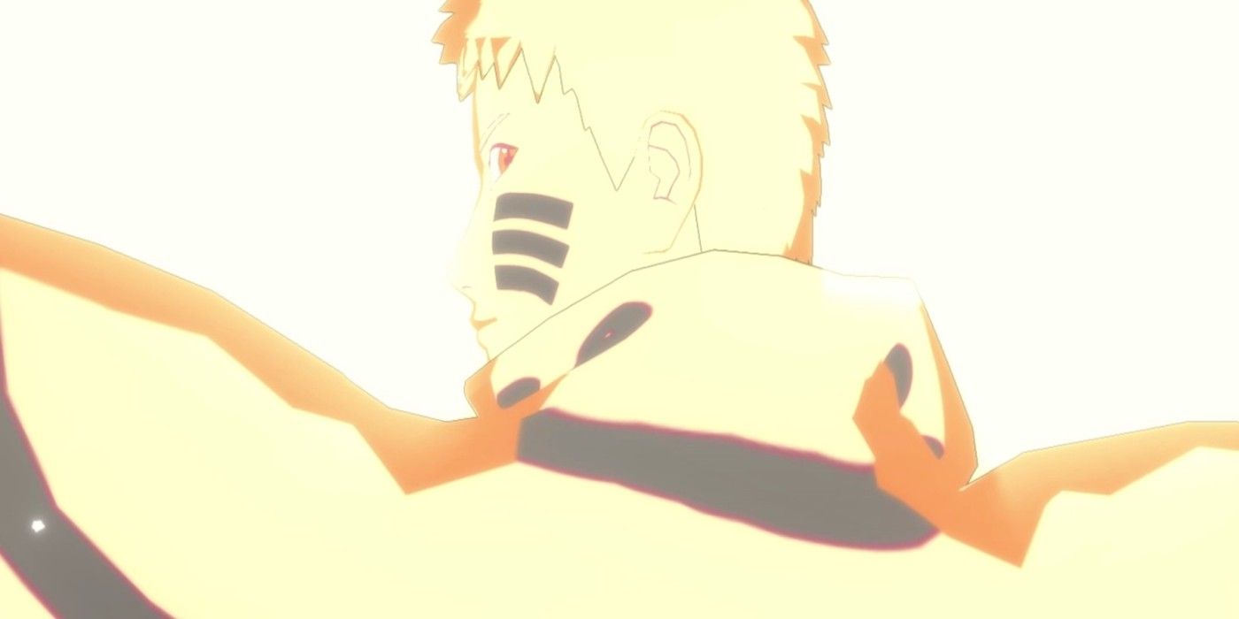 Naruto protects the village from the Otsutsuki