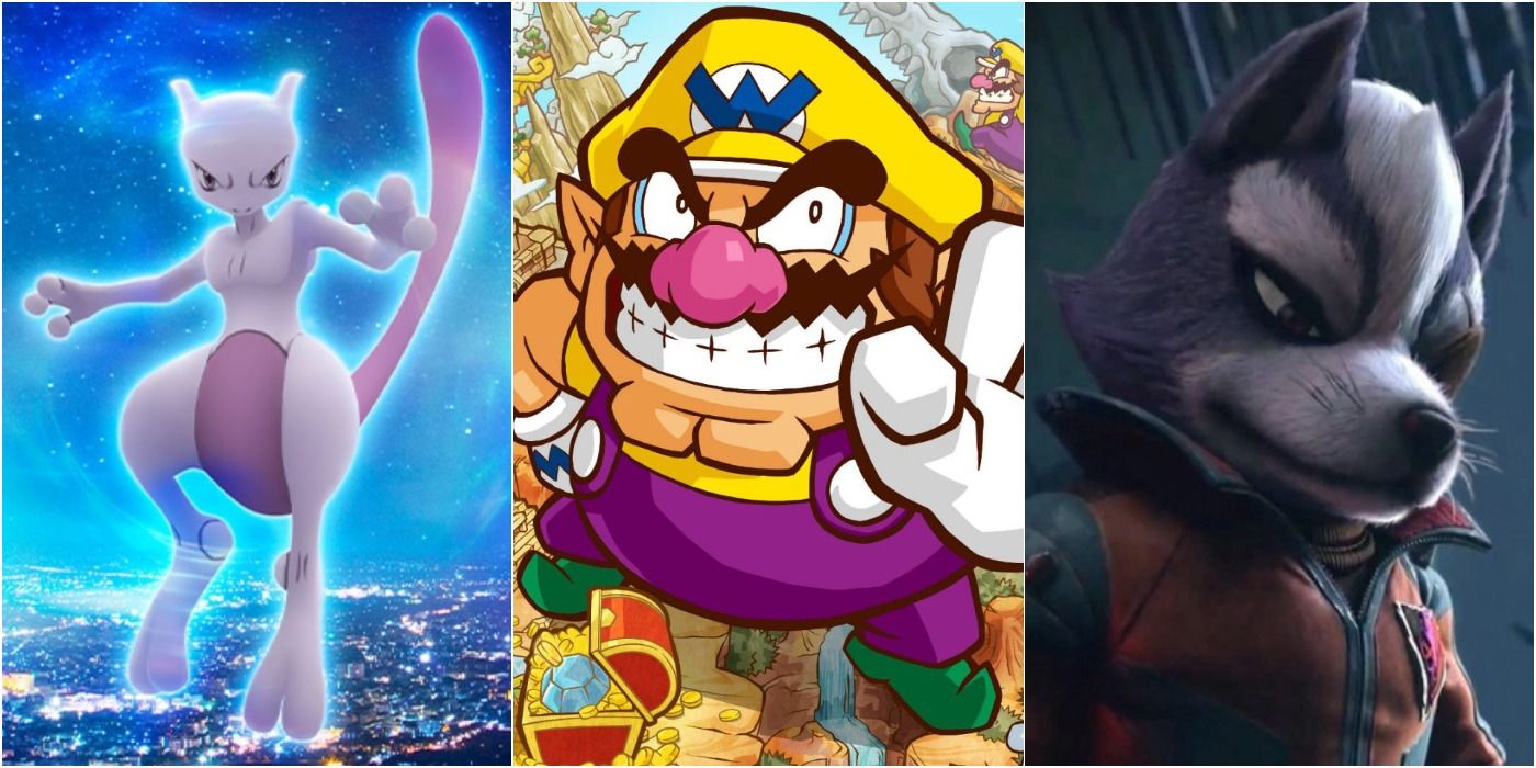 Nintendo Anti-Heroes/Villains Mewtwo, Wario, and Wolf