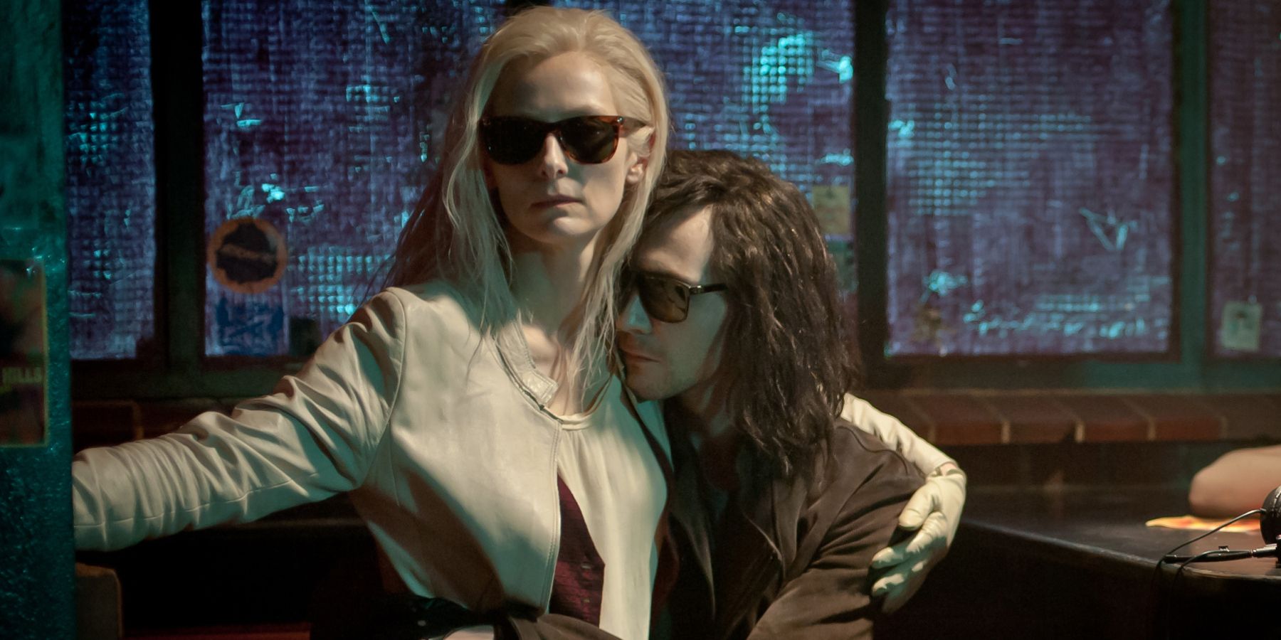 Only Lovers Left Alive with Tom Hiddleston and Tilda Swinton.