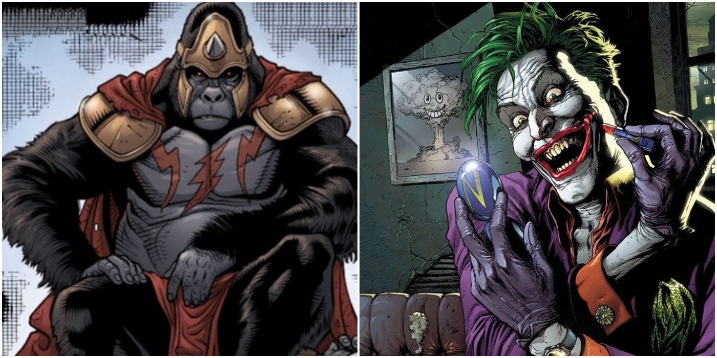 Gorilla grodd and Joker dc comics
