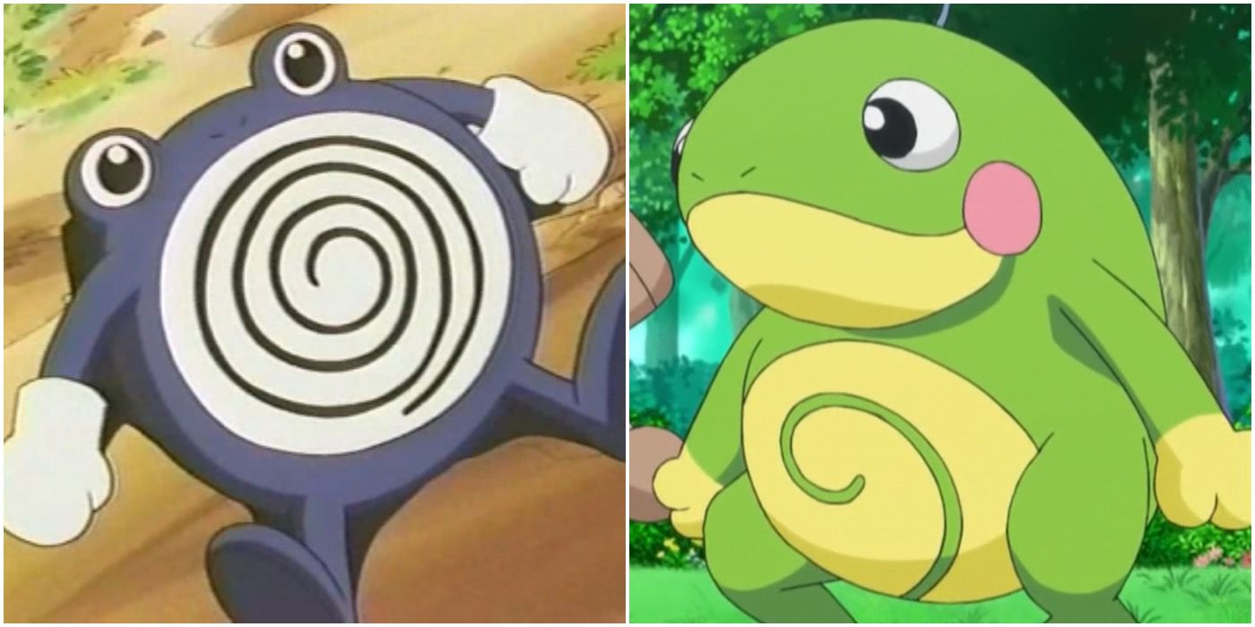 Pokemon poliwhirl politoad side by side