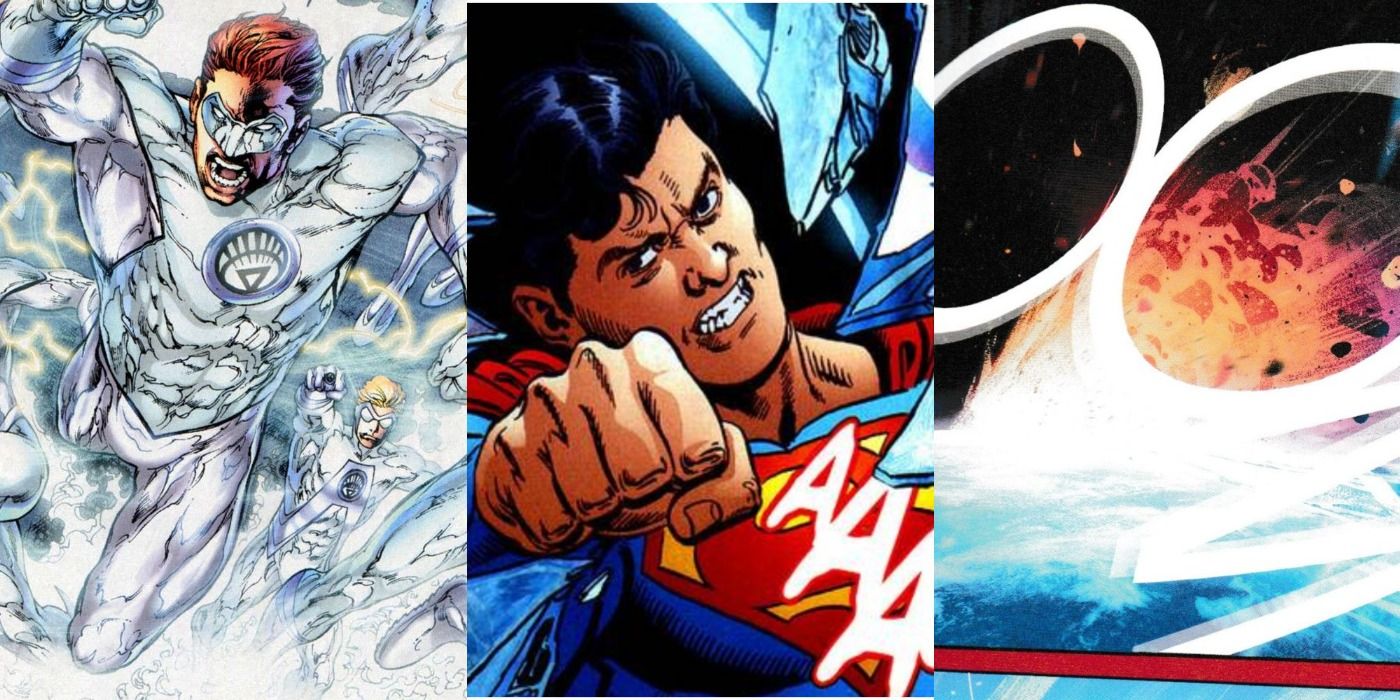 split image justice league superman world forger