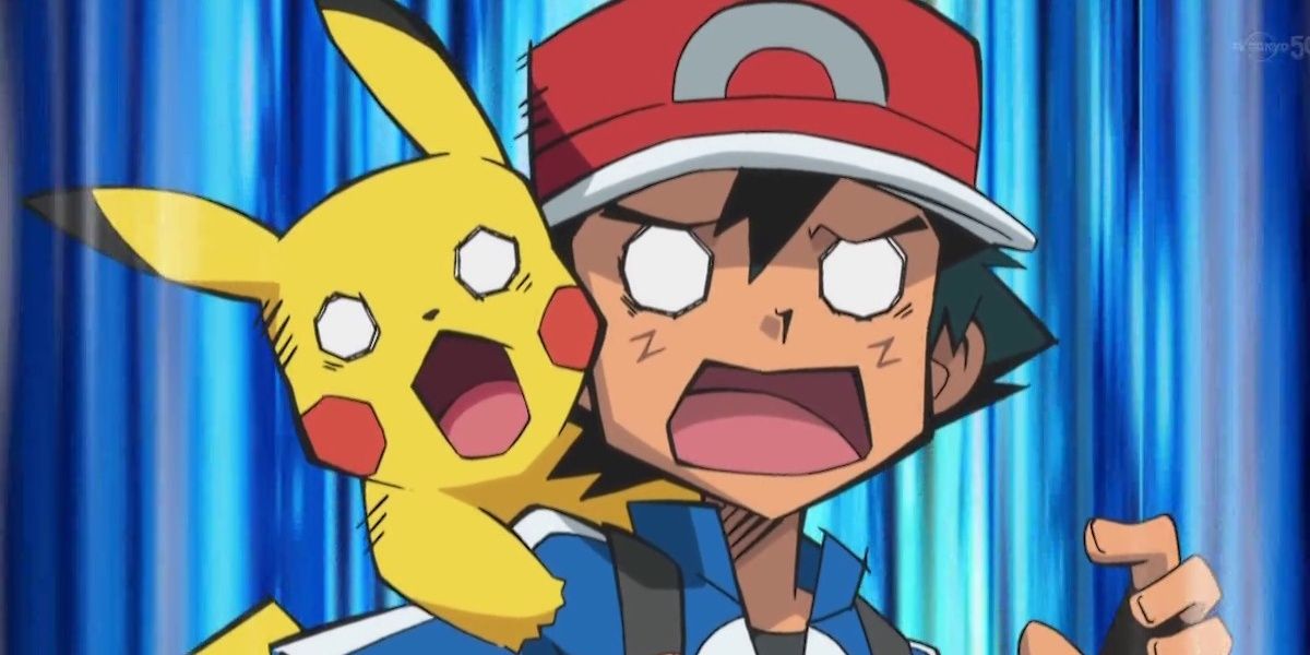 ash and pikachu shocked, Pokemon
