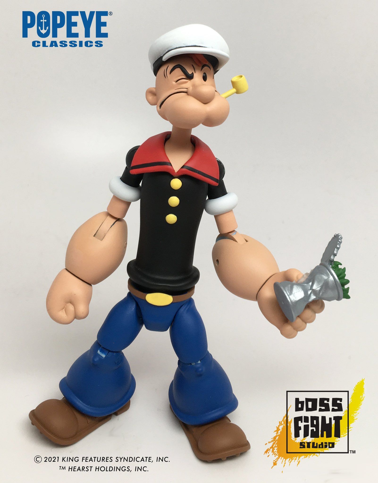Popeye, from Boss Fight Studio's Popeye Classics toyline.
