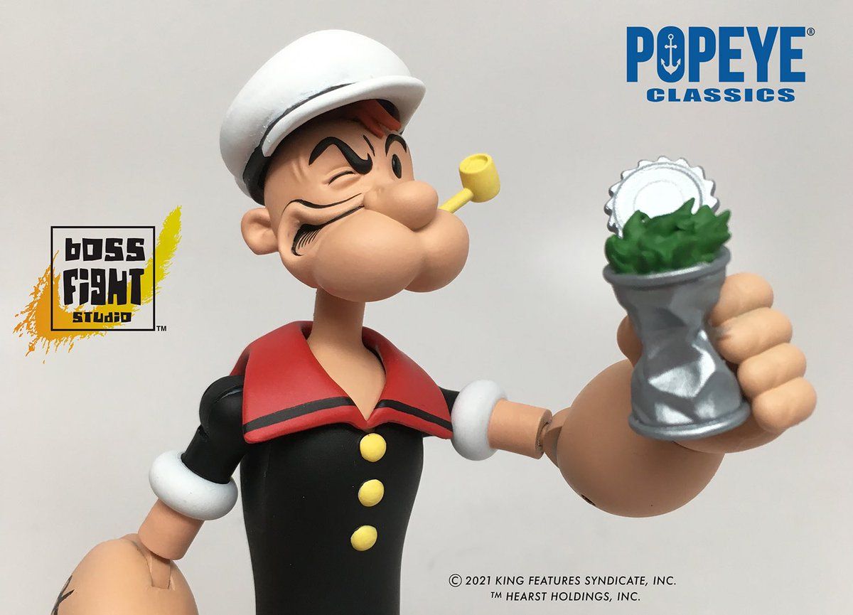 Popeye, from Boss Fight Studio's Popeye Classics toyline.
