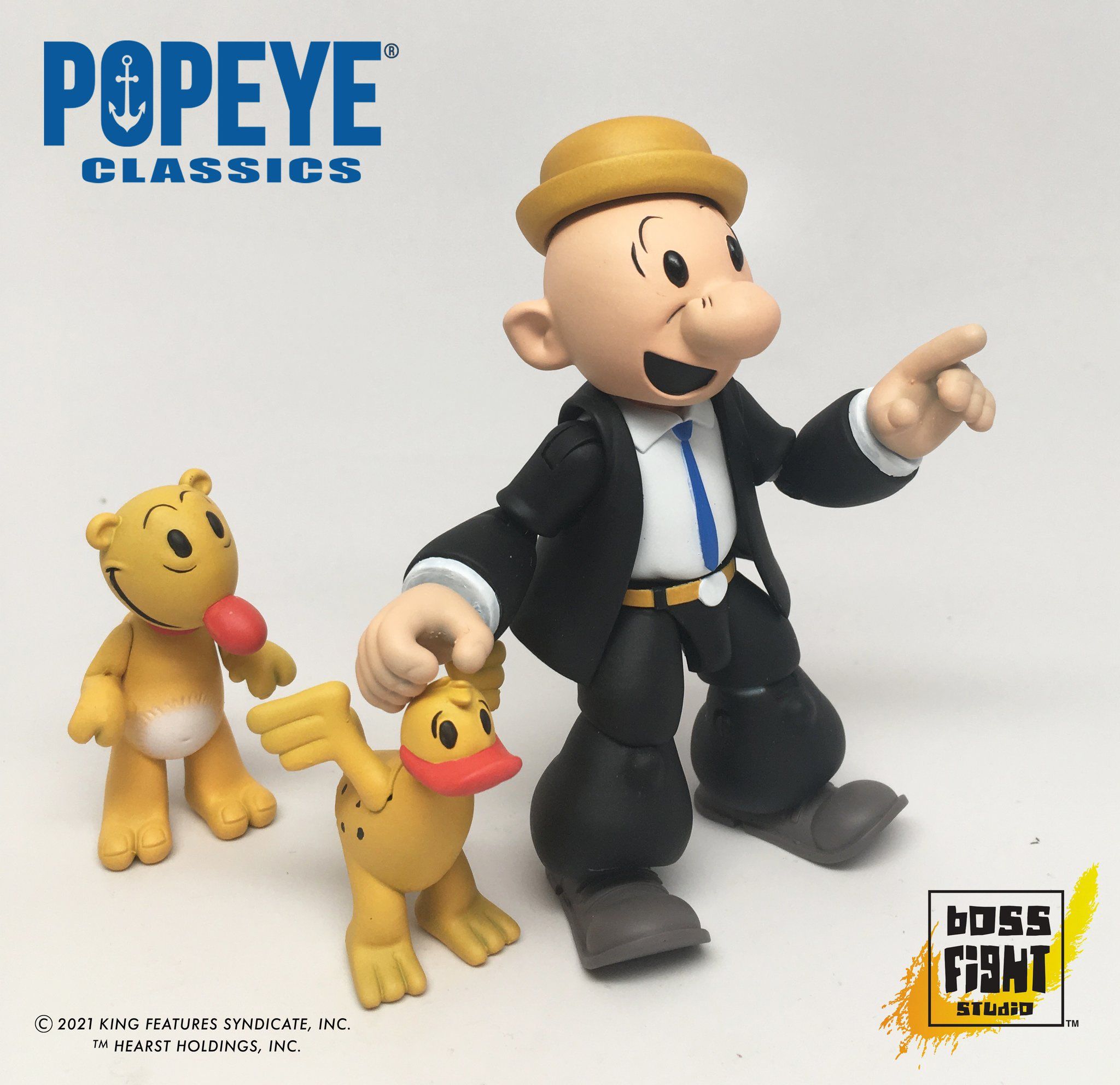 Castor Oyl, from Boss Fight Studio's Popeye Classics toyline.