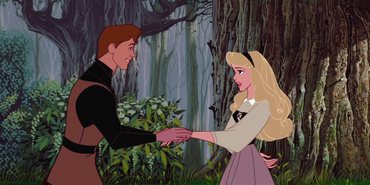 Princess Aurora and Prince Philip in Sleeping Beauty