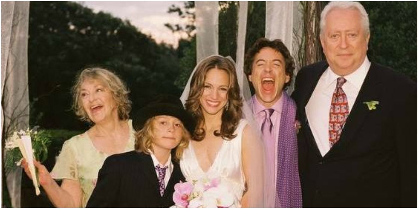 robert downey jr, his son, wife, stepmom, and dad