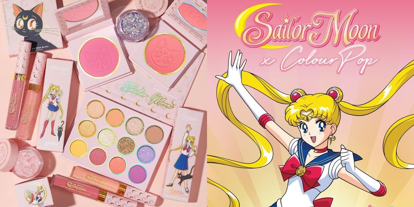 colourpop and sailor moon makeup.