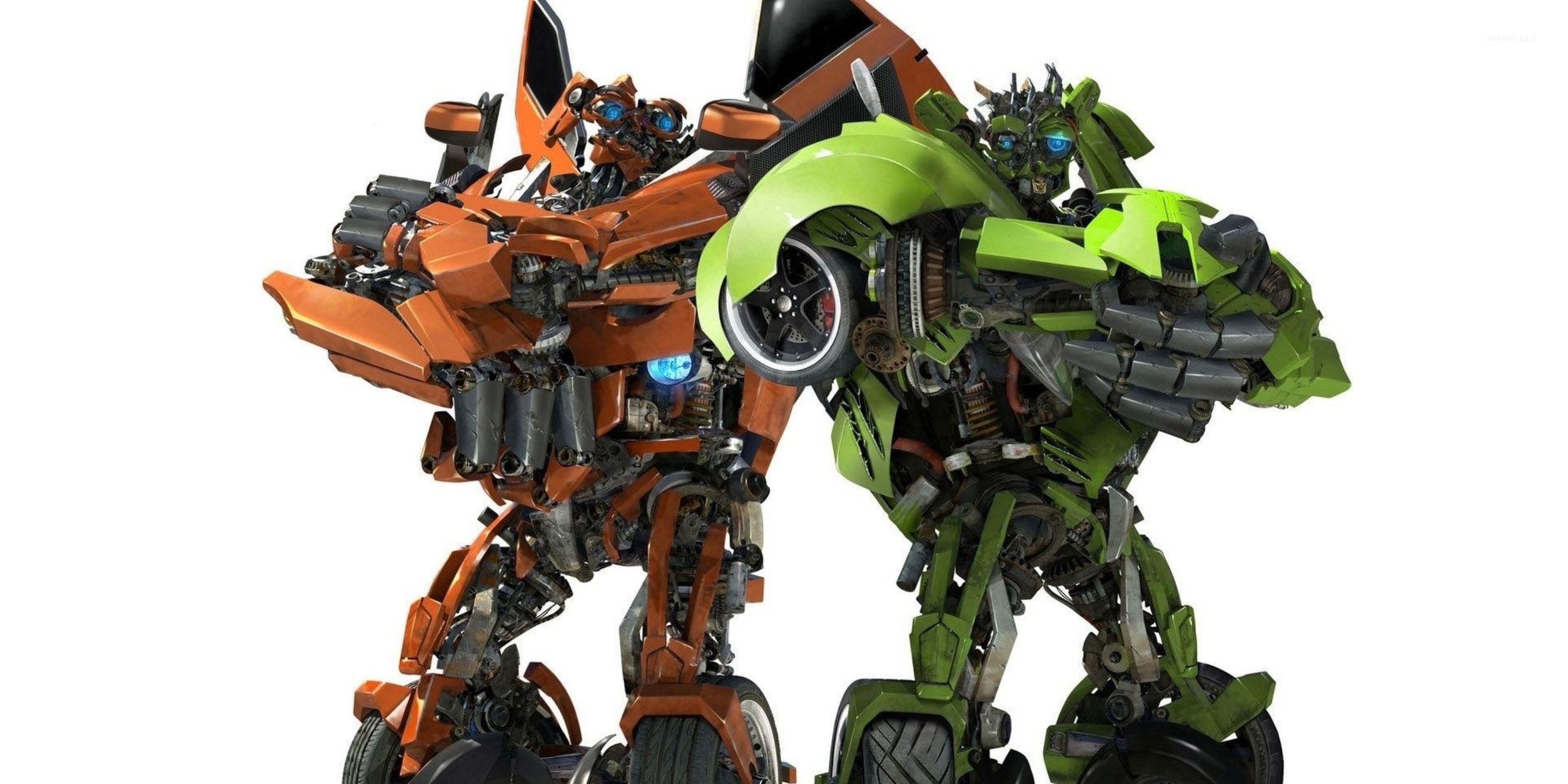 Characters Skids and Mudflap from Transformers 2