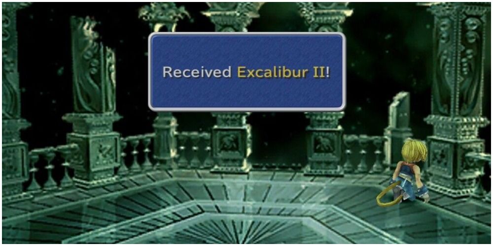zidane obtaining excalibur ii in final fantasy ix