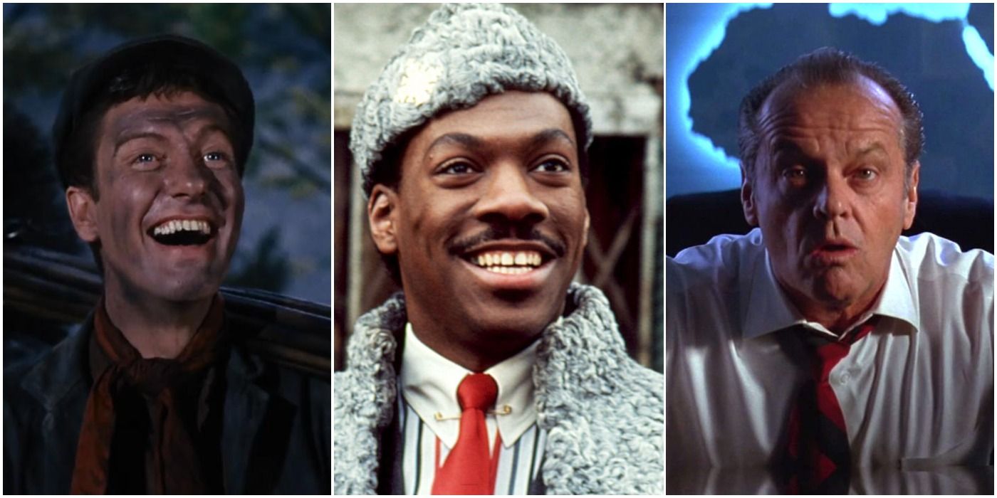 Dick Van Dyke, Eddie Murphy and Jack Nicholson 10 Actors Who Played Multiples Role Same Movie feature Image