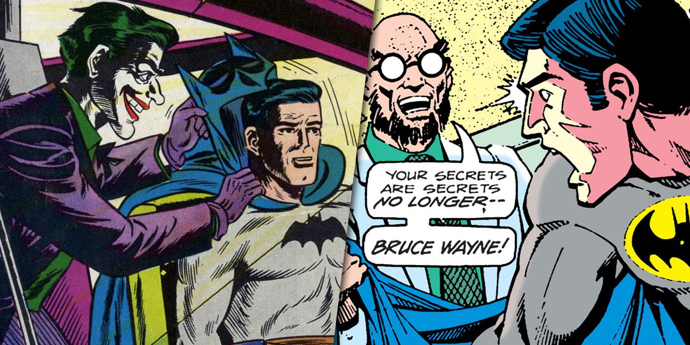 10 DC Villains Who Actually Unmasked Batman