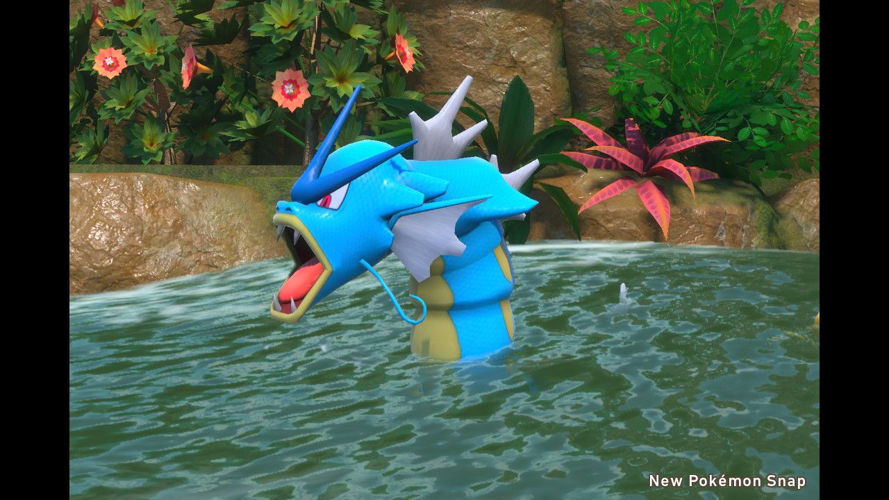 New Pokemon Snap Gyarados screenshot
