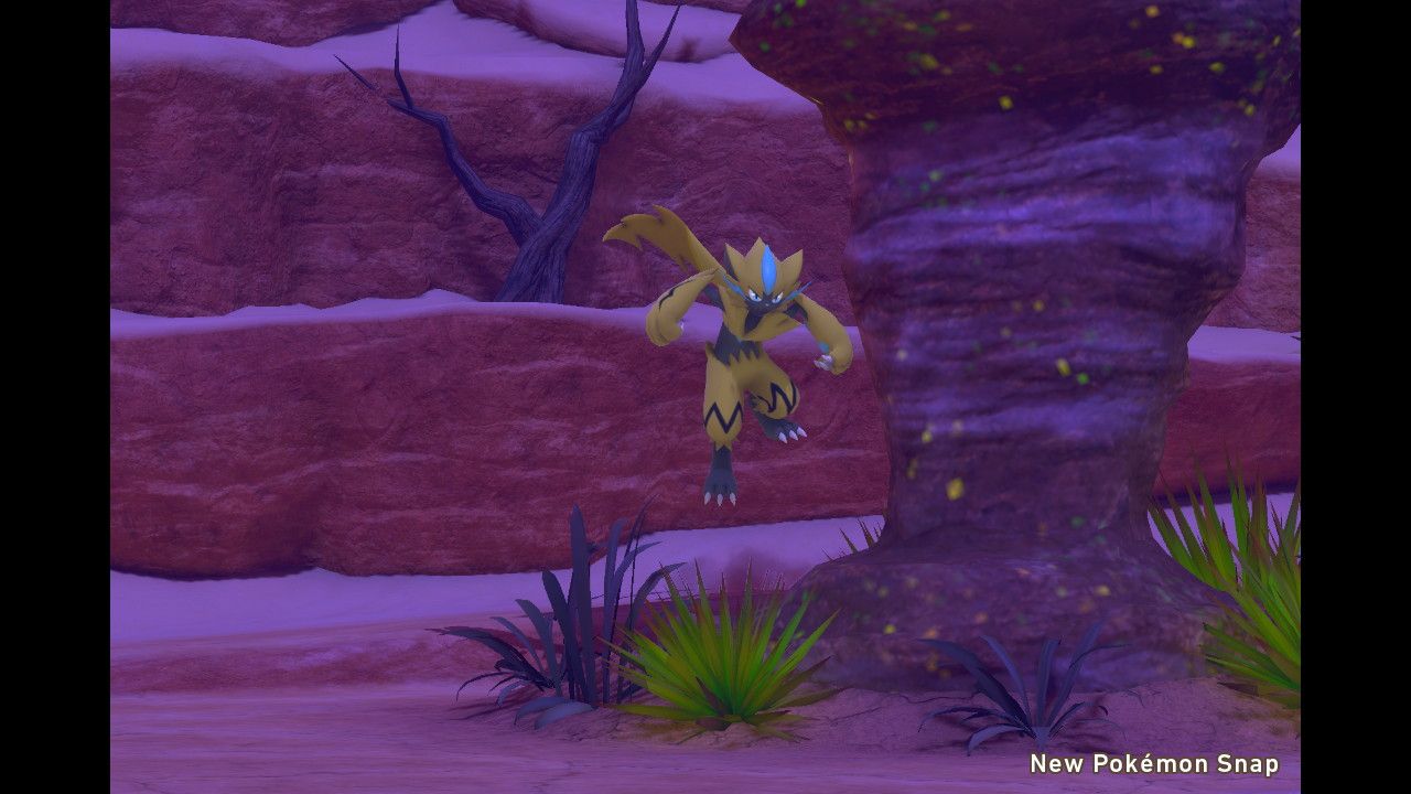 New Pokemon Snap Zeraora screenshot