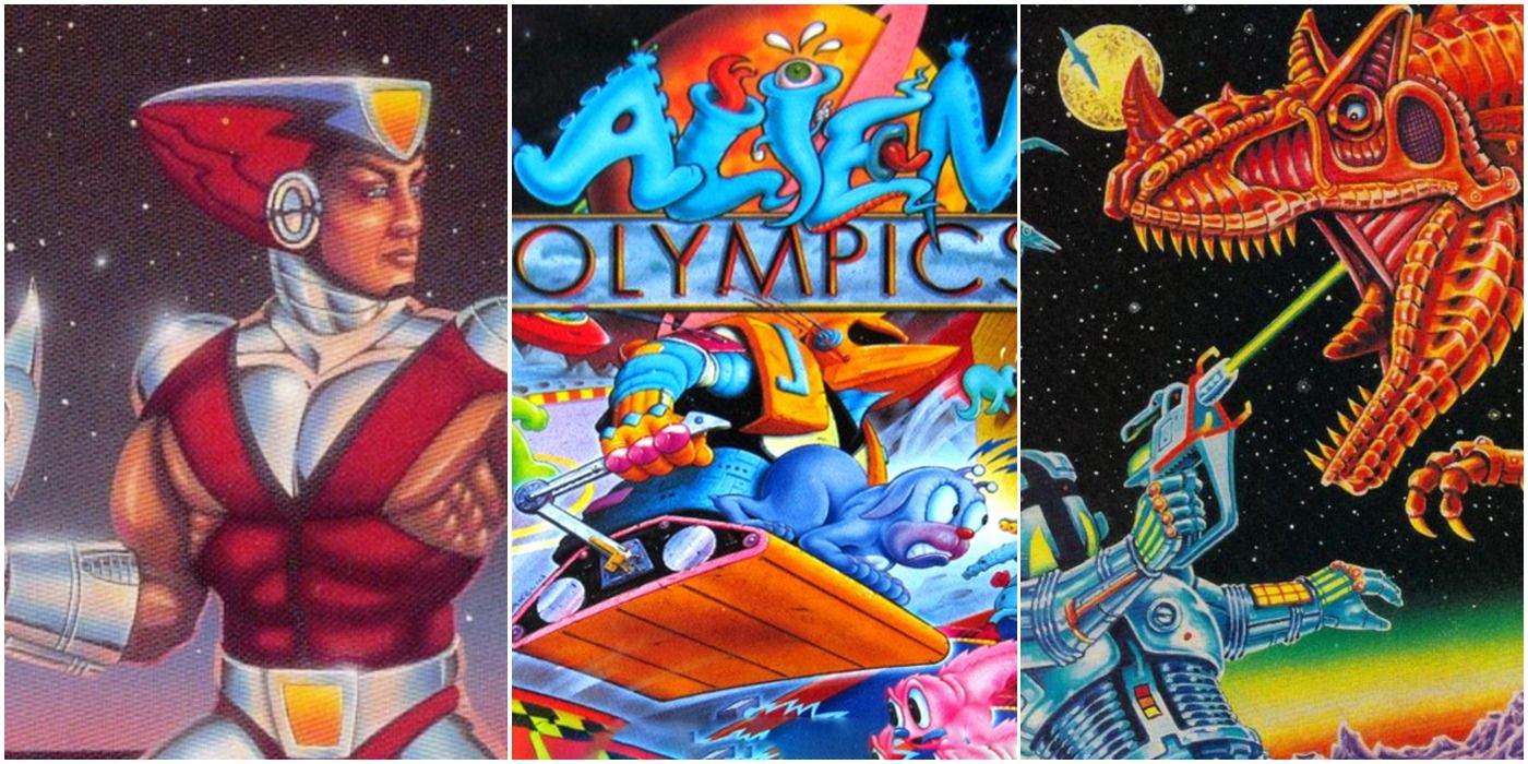 90s Video Games Cybernetic Ranger Alien Olympics Dynowarz Trio Header