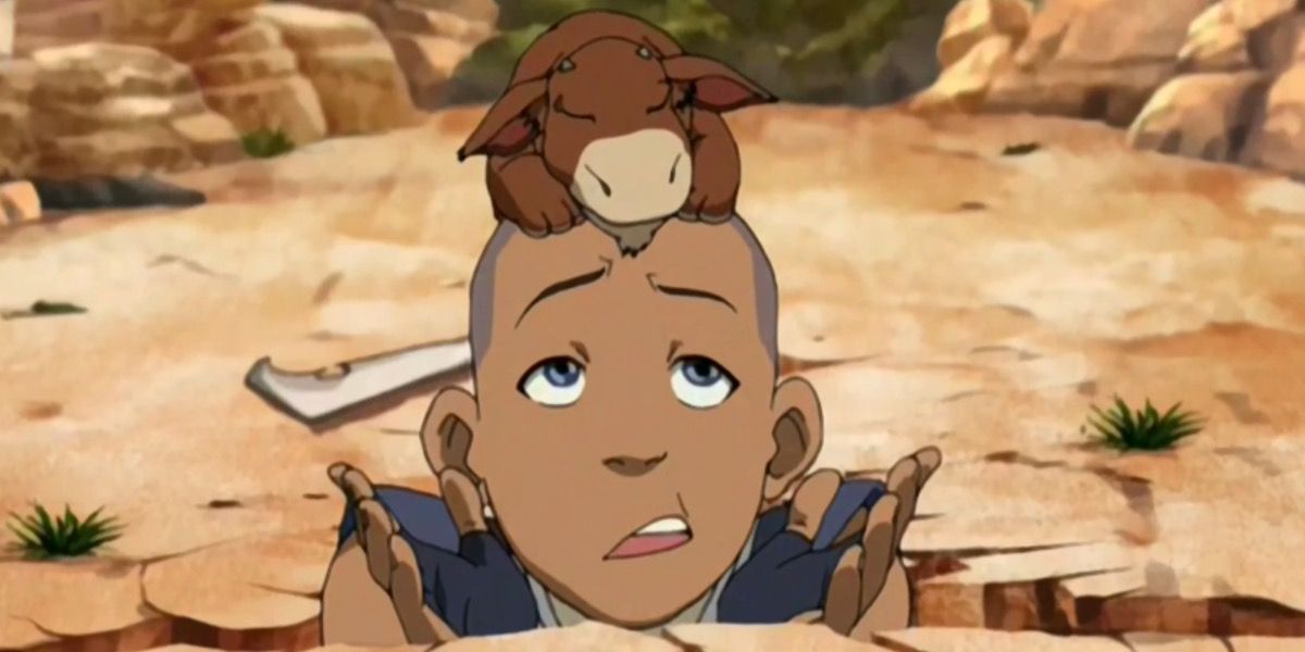 ATLA - Sokka trapped in the ground