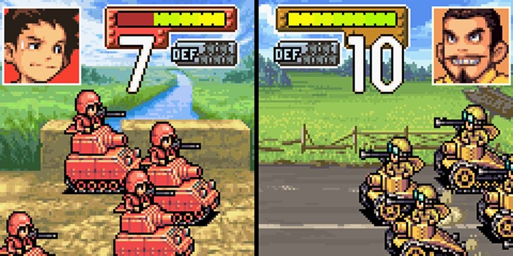 The player losing units in Advance Wars
