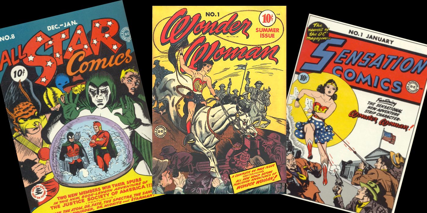 The First Appearances of Wonder Woman
