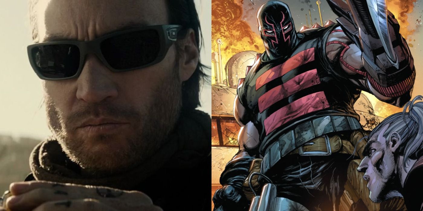 An image of Anatoli Knyazev from Batman vs. Superman next to his DC Comics counterpart, the KGBeast.