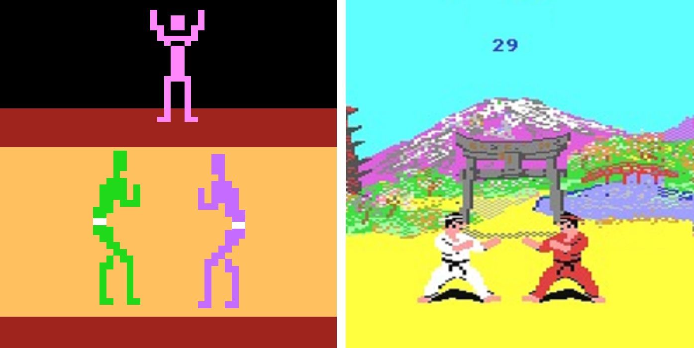 Atari 2600 Karate and Way of the Exploding Fist