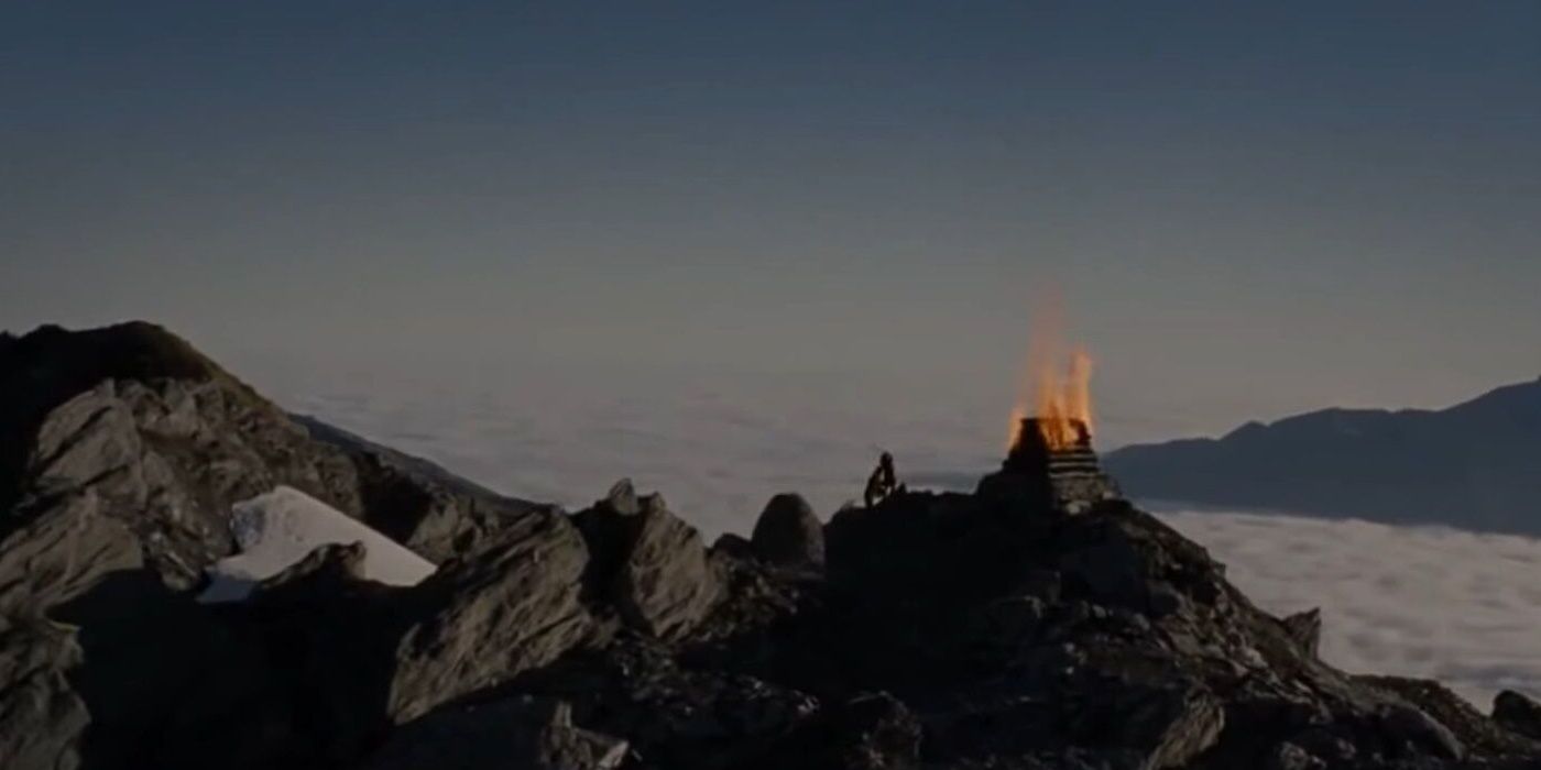 The Beacons of Gondor in Lord of the Rings