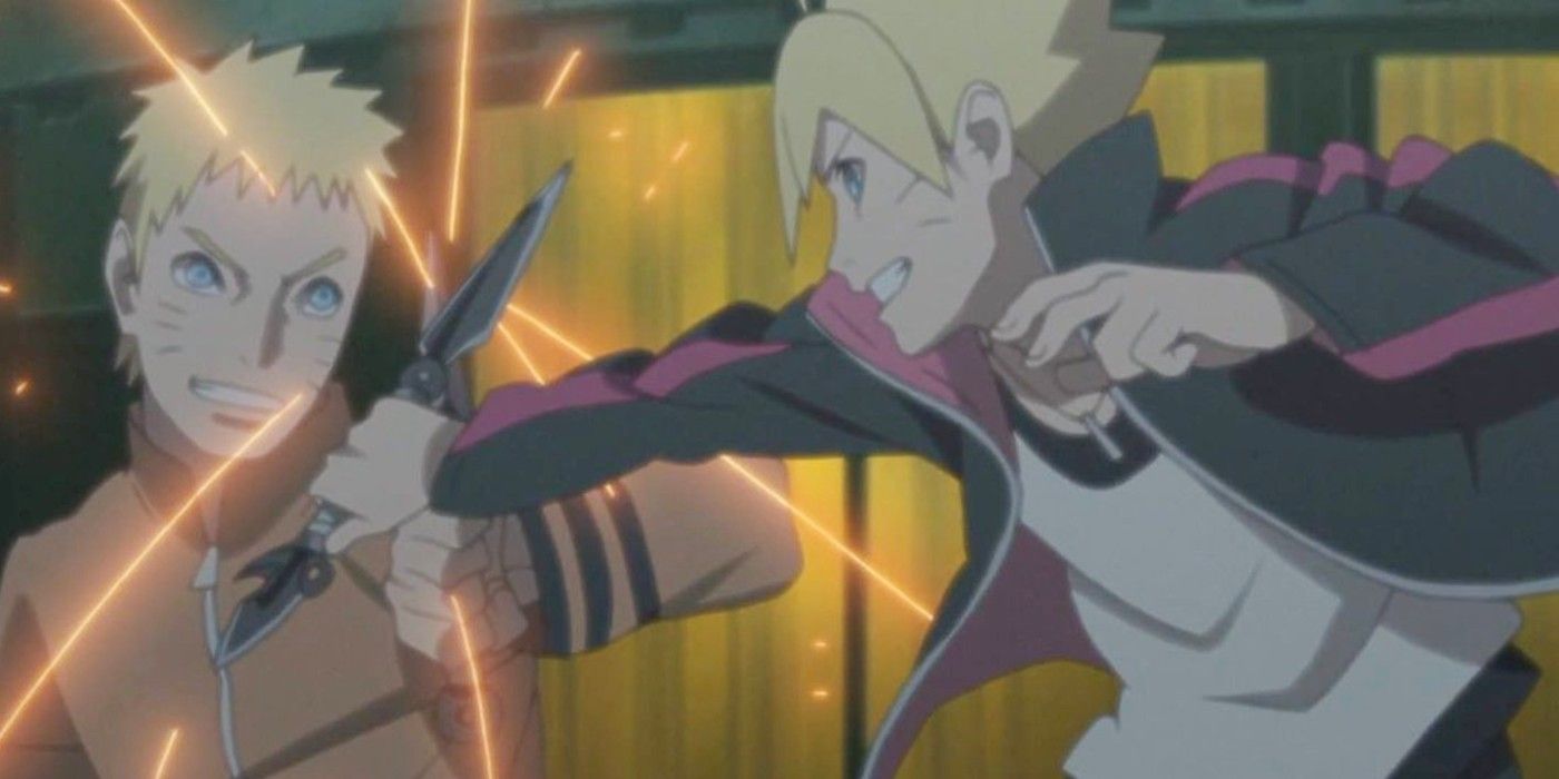 Boruto And His Dad Have A Duel
