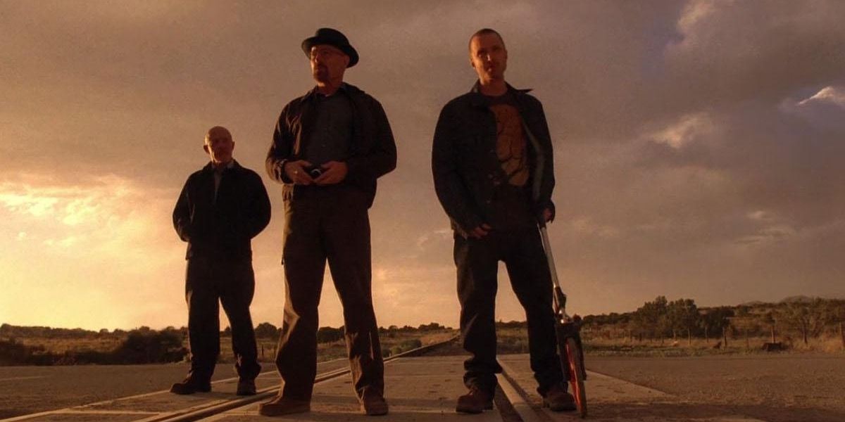 Breaking Bad — Walter, Jesse, and Mike in Dead Freight