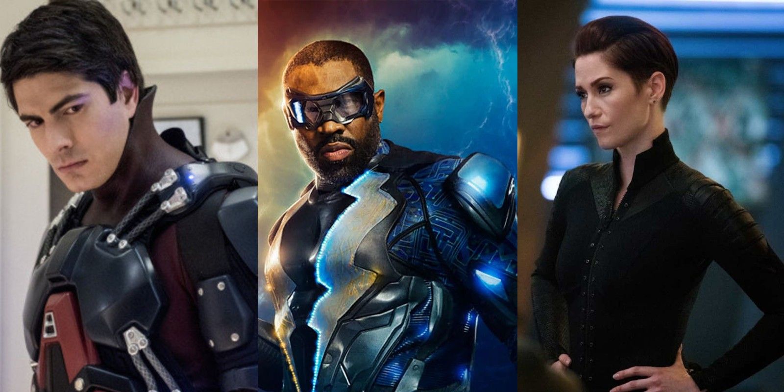 Atom, Black Lightning and Alex Danvers appearing in Flash