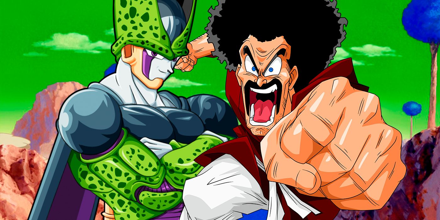 Cell and Hercule Dragon Ball Z