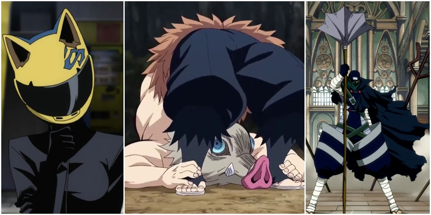 7 beautiful Demon Slayer characters who hide their faces behind masks