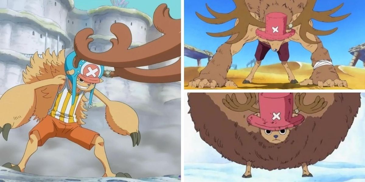 Images feature Tony Tony Chopper from One Piece