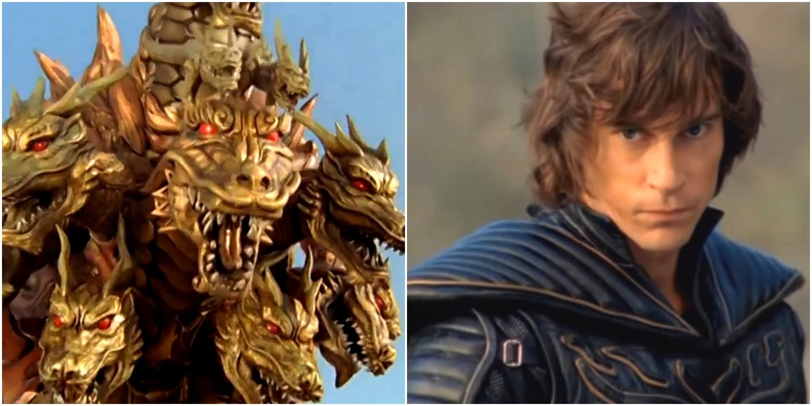 Dai Shi's incarnate and Jarrod, his human vessel, from Power Rangers Jungle Fury