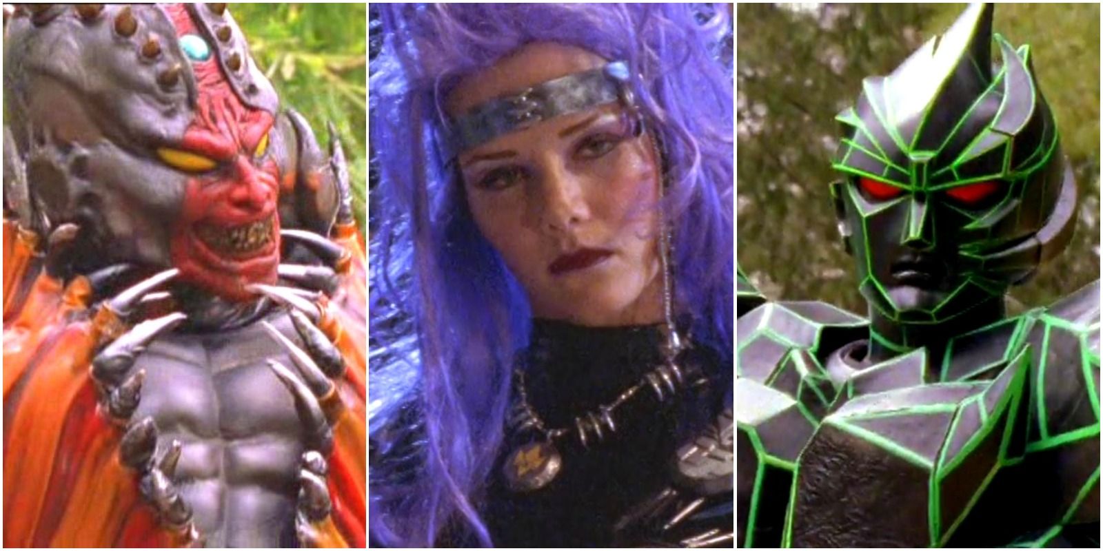The major villains of Power Rangers in Space, specifically Darkonda, Astronema, and Ecliptor