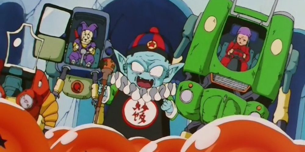 Pilaf and his gang get the dragon balls in Dragon Ball GT