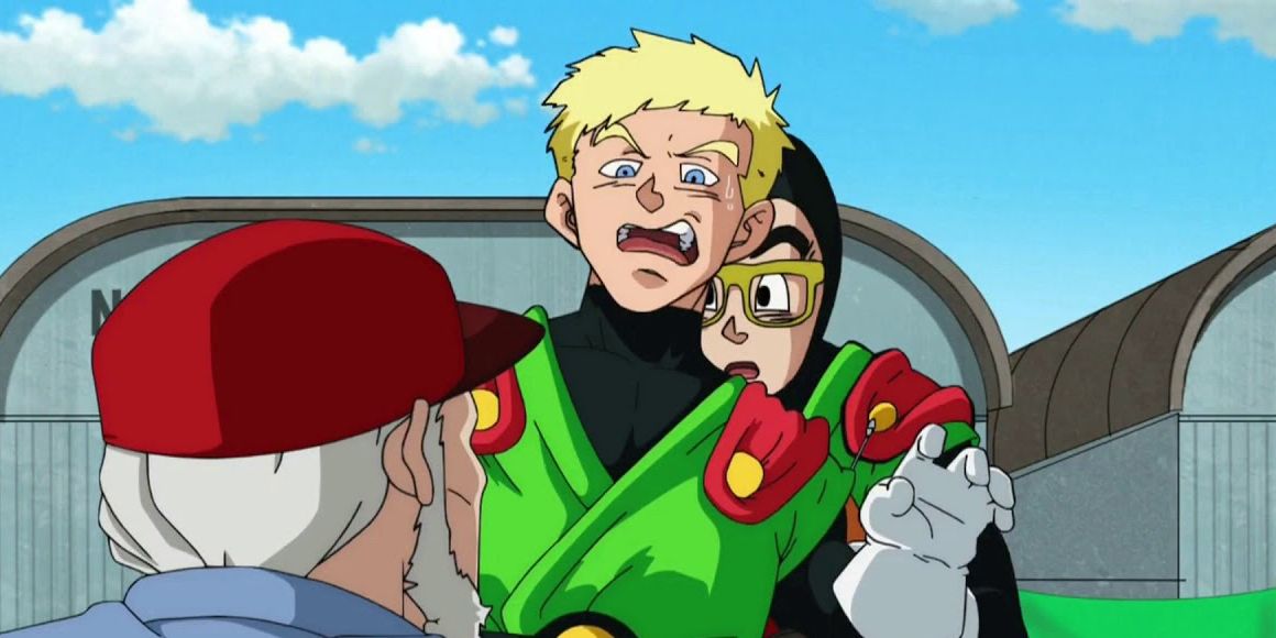 Barry Kahn gets caught by Gohan in Dragon Ball Super