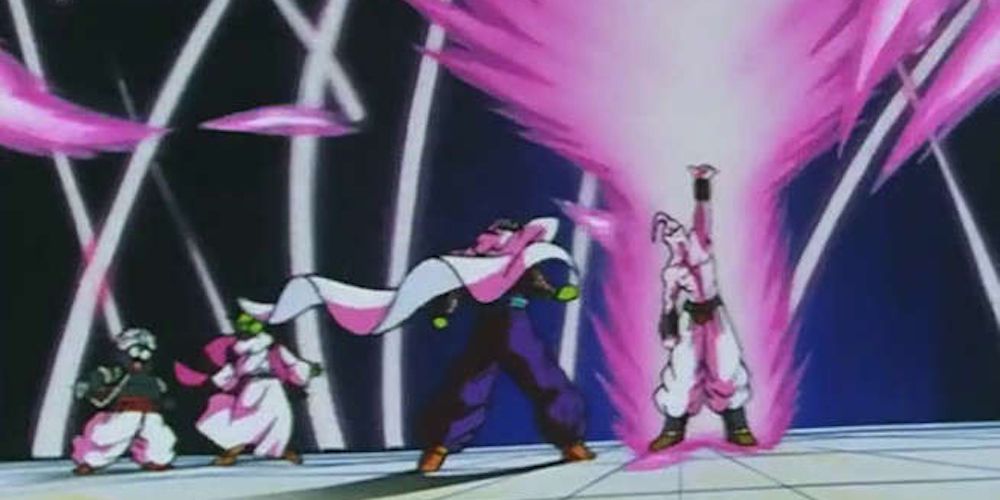 Super Buu releases his Human Extinction Attack in Dragon Ball Z