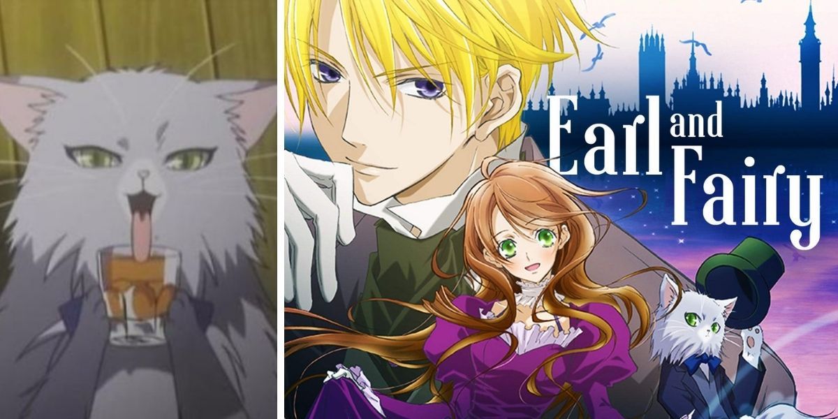 Left image features the fairy Nico; right image features promo image for Earl and Fairy