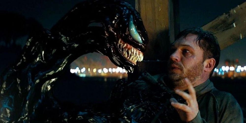 Eddie talking to Venom
