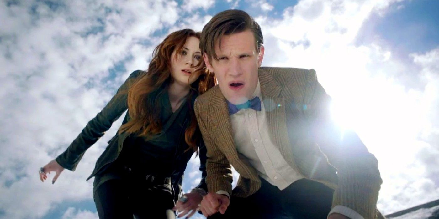 Eleventh Doctor with Amy Pond in Doctor Who