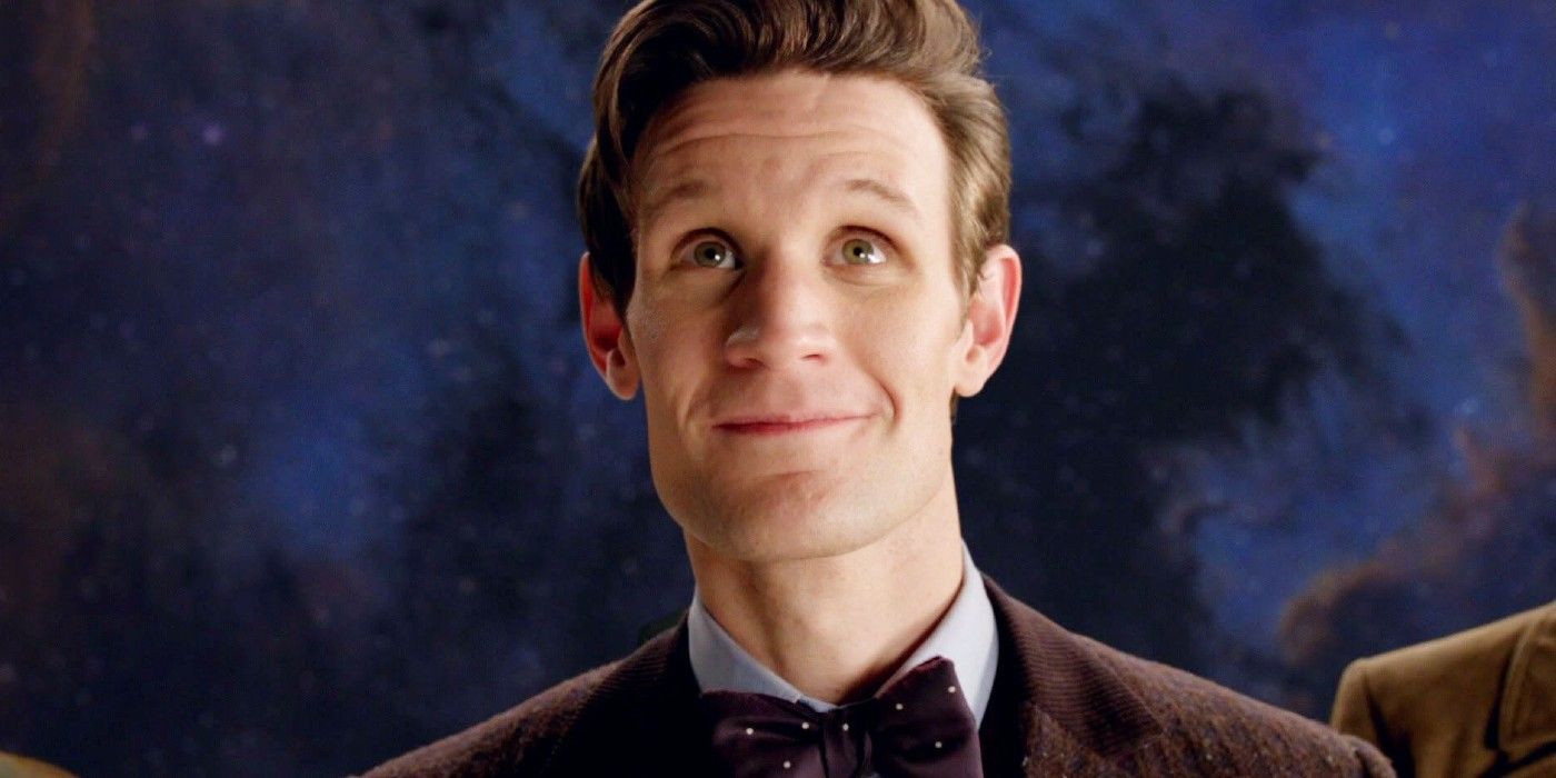 Eleventh Doctor smiling