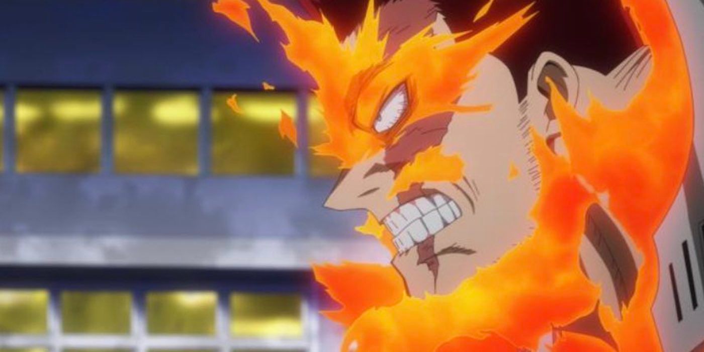 Endeavor tries to save Natsuo in My Hero Academia