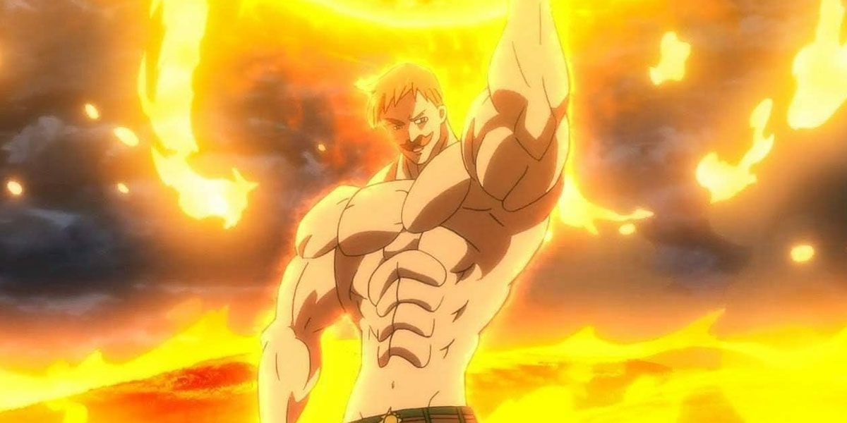 Escanor usa su poder Sunshine en Seven Deadly Sins