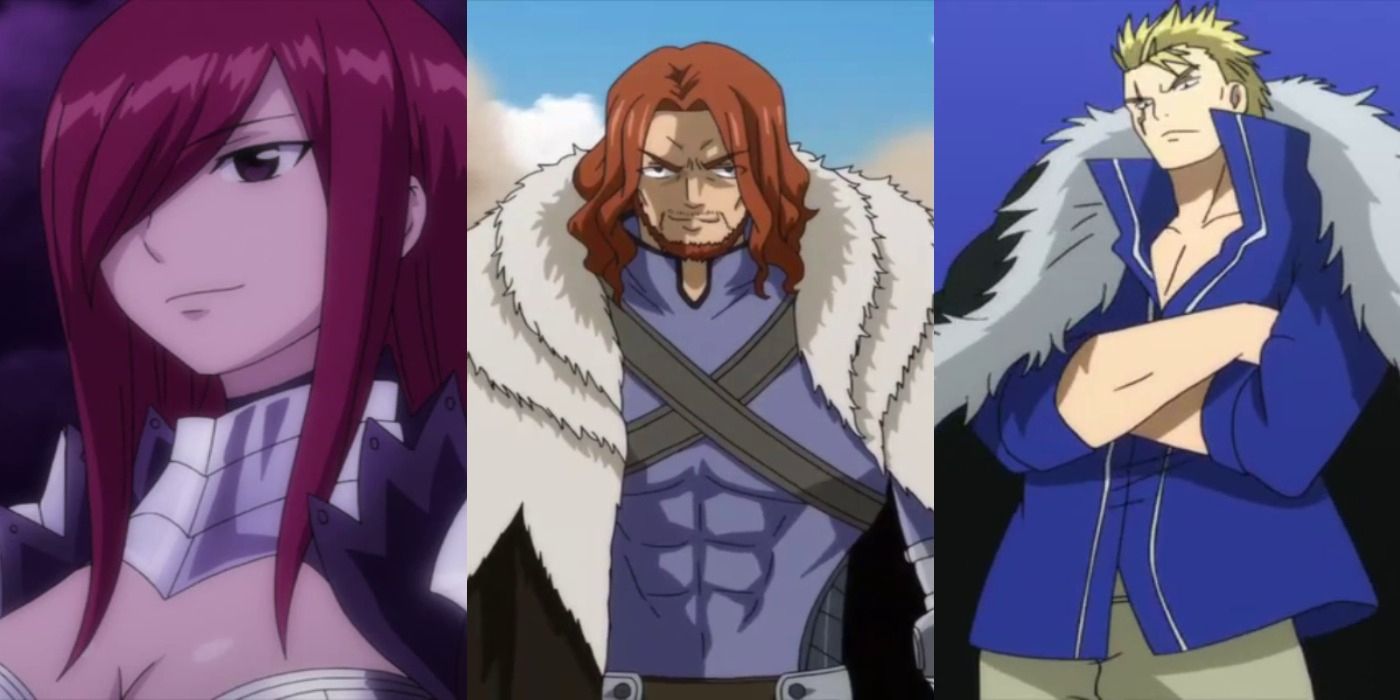 Featured image of Erza, Gildarts and Laxus from Fairy Tail