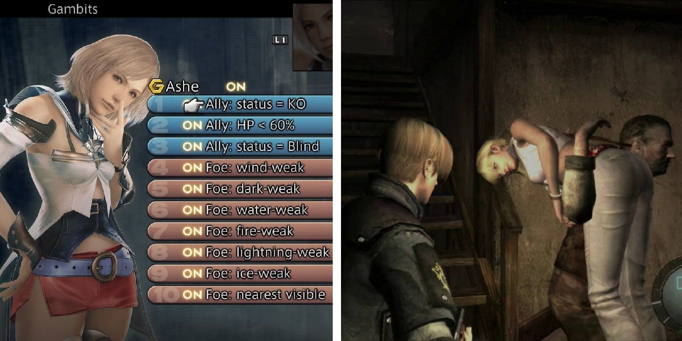 Final Fantasy XII and RE4